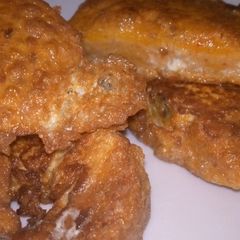 A picture of Rice & egg moi moi.