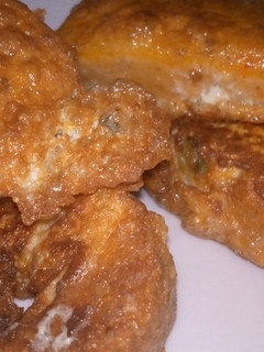 A picture of Rice & egg moi moi.