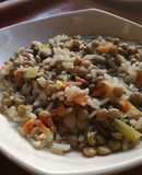 Lentejas con arroz