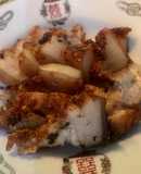 Ba chỉ chiên giòn bì