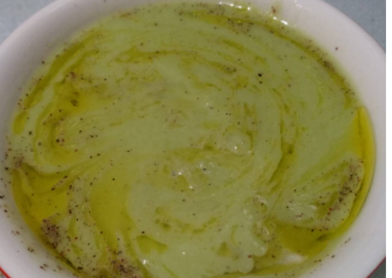 Crema de pepino y aguacate