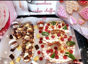 Une photo de Numbers cakes #avril