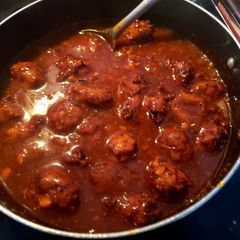 A picture of Gravy manchurian.