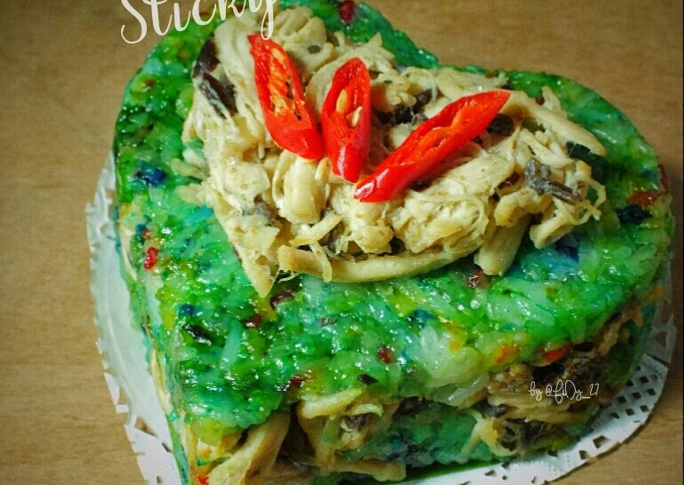 Love Sticky Rice (Lemper Ayam Jamur)