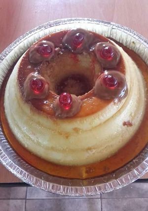 Una foto de Flan casero!