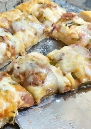 Foto resep Fluffy bread smoked beef
