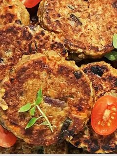 Une photo de Galettes de légumes au fromage