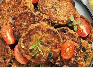 Une photo de Galettes de légumes au fromage