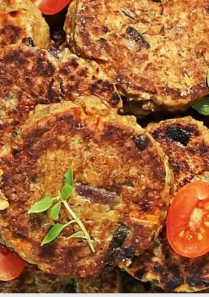Une photo de Galettes de légumes au fromage