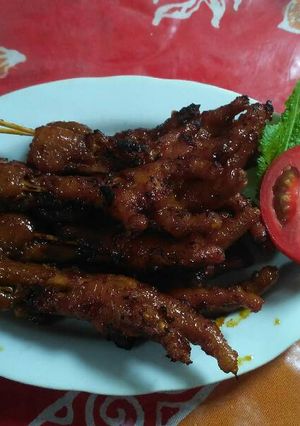 Foto resep Sate ceker setan
