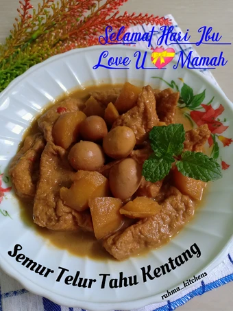 Langkah Mudah untuk Menyiapkan Resep Semur Telur Tahu Kentang yang Bikin Ngiler Anti Ribet, Uenak Banget