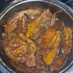 A picture of Mustard Porkchops.