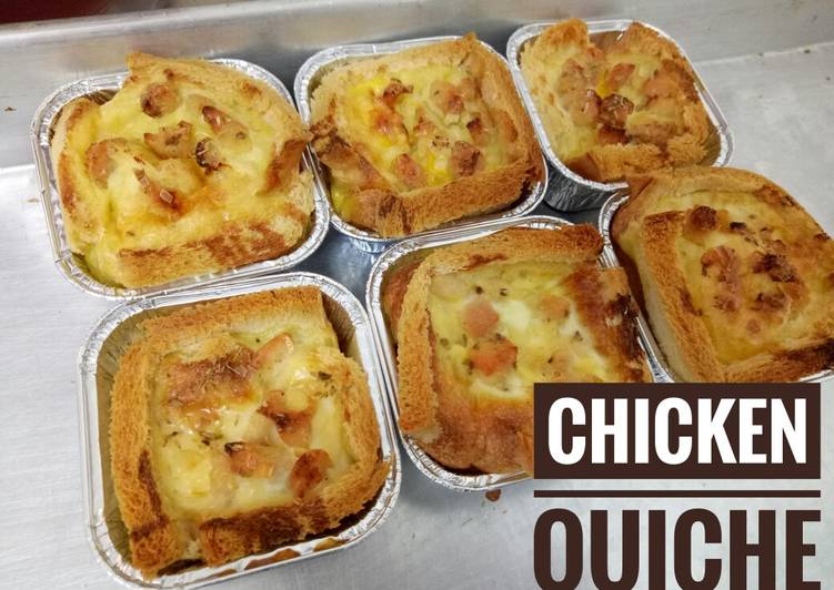 Simple Chicken Quiche - Chicken Quiche Sederhana