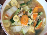 Capcay kuah bakso
