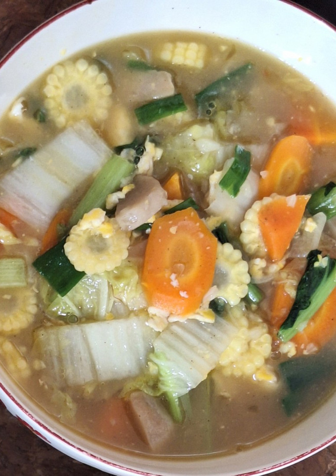 Foto resep Capcay kuah bakso