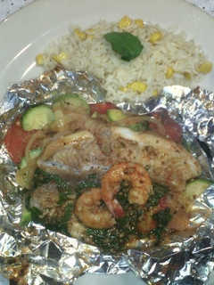 Una foto de Filete relleno empapelado