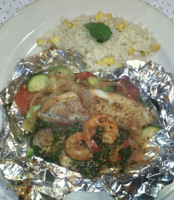 Una foto de Filete relleno empapelado