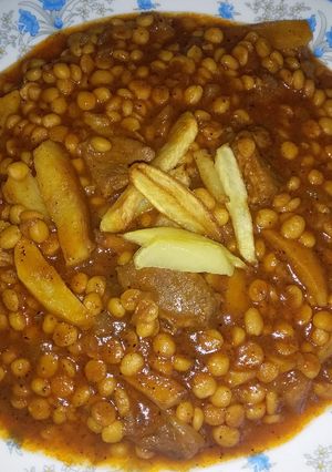 عکسی از دستور خورشت قیمه فوری
