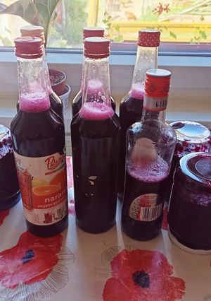 Áfonya szörp és lekvár recept fotója
