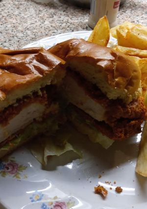 A picture of Zinger Burger.