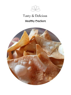 A picture of Healthy Baked Crackers.
