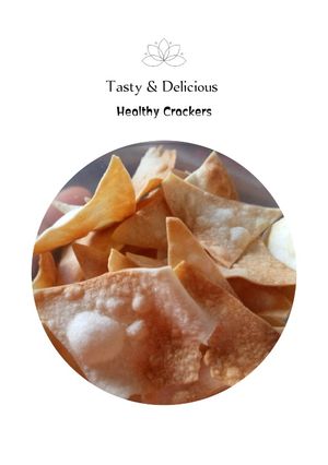 A picture of Healthy Baked Crackers.