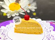 Gambar cheddar cheesecake