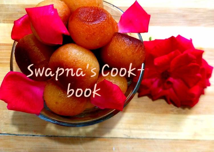 Recipe of Ultimate Gulab jamun without frying