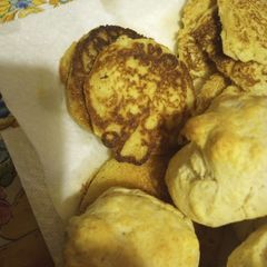 Cornbread Fried and Beef Tallow A picture of Cornbread Fried and Beef Tallow.