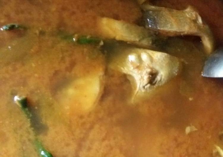 Langkah memasak Ikan Bandeng Asam Keueung (asam pedas) khas Aceh, Menggugah Selera