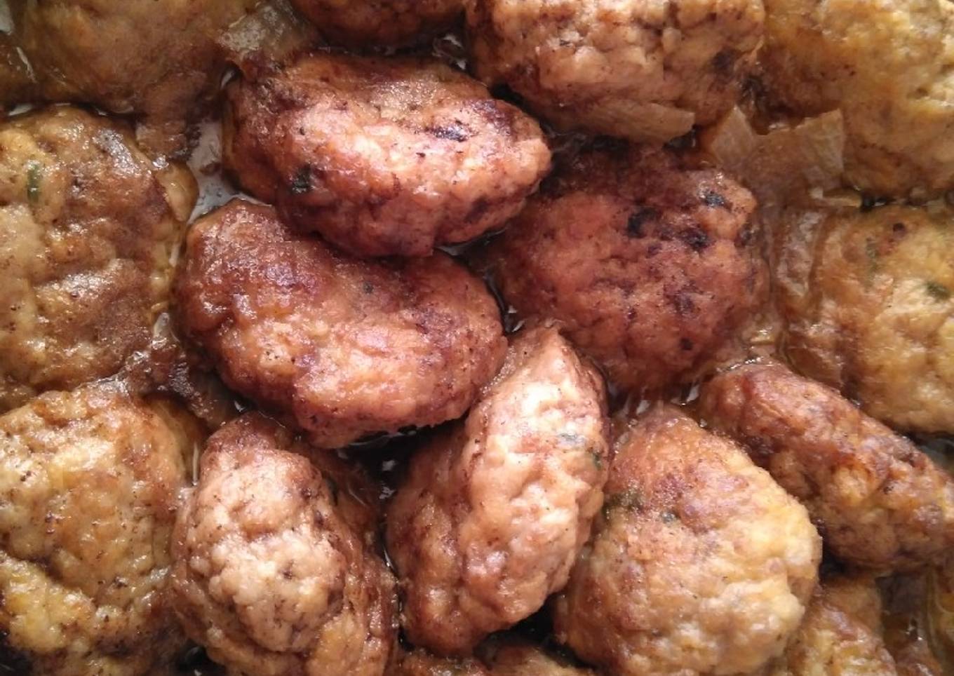 Albóndigas con jengibre