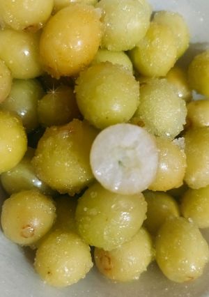 Φωτογραφία της συνταγής Παγωμένα & ζαχαρωμένα σταφύλια μαριναρισμένα σε κρασί - ως (vegan) γλύκισμα ή σνακ ✨TikTok hack✨