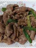 簡單炒梅花肉片