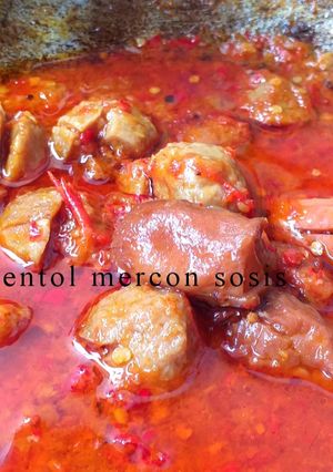 Foto resep Pentol mercon sosis🔥