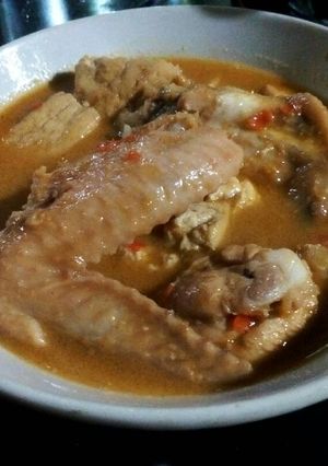 Foto resep Sayap ayam tahu santan