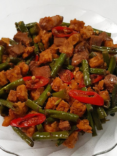 Foto resep Tumis Tempe Kacang Panjang