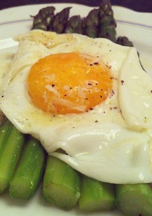 Una foto de Espárragos a la milanesa