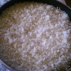 A picture of White rice.