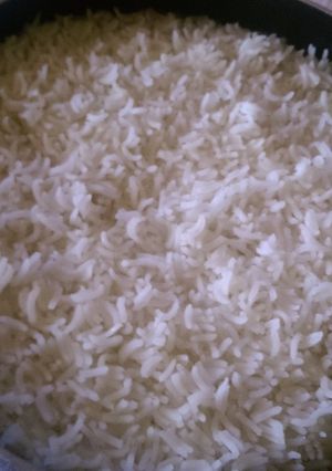 A picture of White rice.