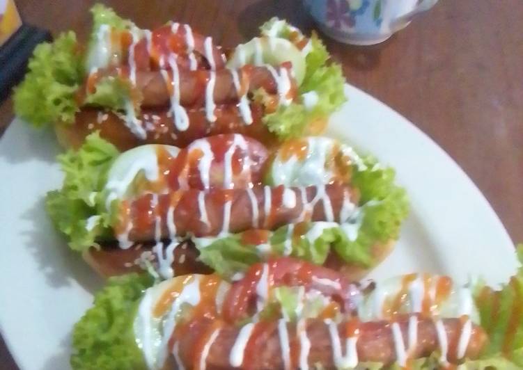 Cara Gampang Membuat Hot dog bun,,,ala ala Anti Gagal