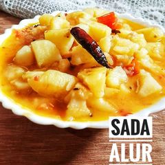 A picture of Sada Alur Torkari.