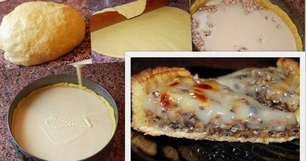 Пирог из мака и сгущенки