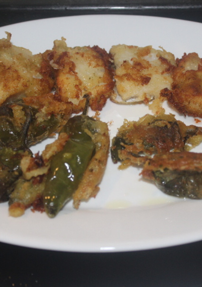 Una foto de Bacalao rebozado con harina especial para rebozar sin huevo