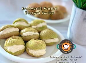 Gambar Creampuff Pandan Kastard Durian