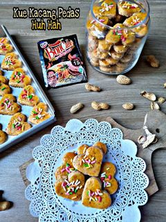 Foto resep Kue Kacang Pedas Huh Hah