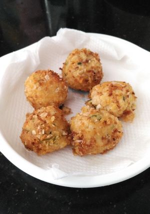 Foto resep Rolled oat cheesy balls (mpasi 1y+)