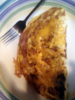 A picture of hotte's basic omelet.