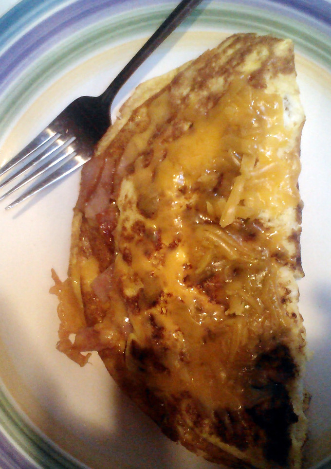 A picture of hotte's basic omelet.