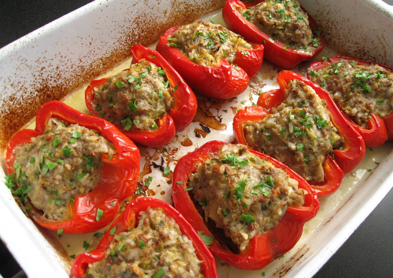 ‘Golubtsi’ Stuffed Capsicums