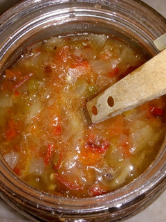 Una foto de Salsa criolla cocida